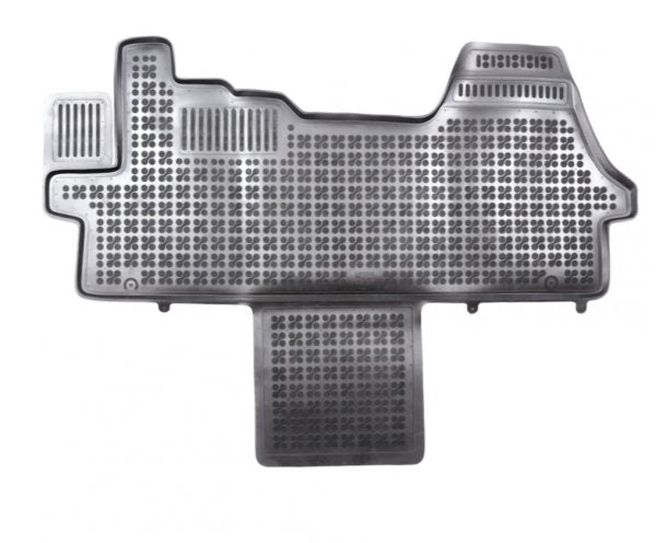 Rezaw-Plast TPE-gummimatter til Fiat Ducato III (2006-) – svart, 30 mm kanter, antiskli