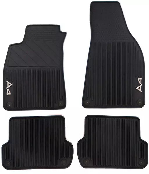 VAG OEM gulvmatter til Audi A4 (B6 / B7) – Gummi/TPE antiskli