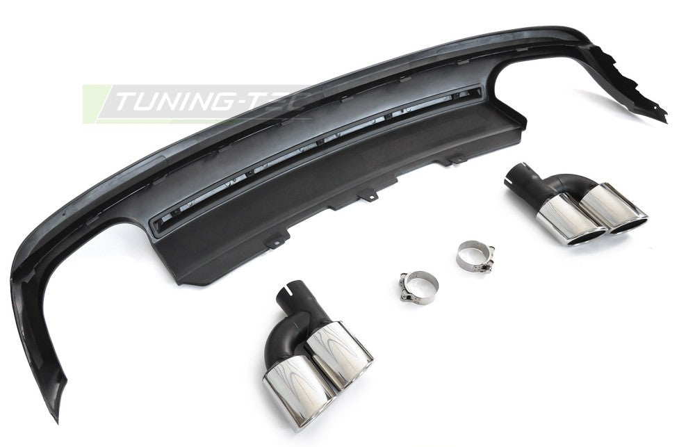 Audi A5 8T/8F sølv, dobbelt utløp