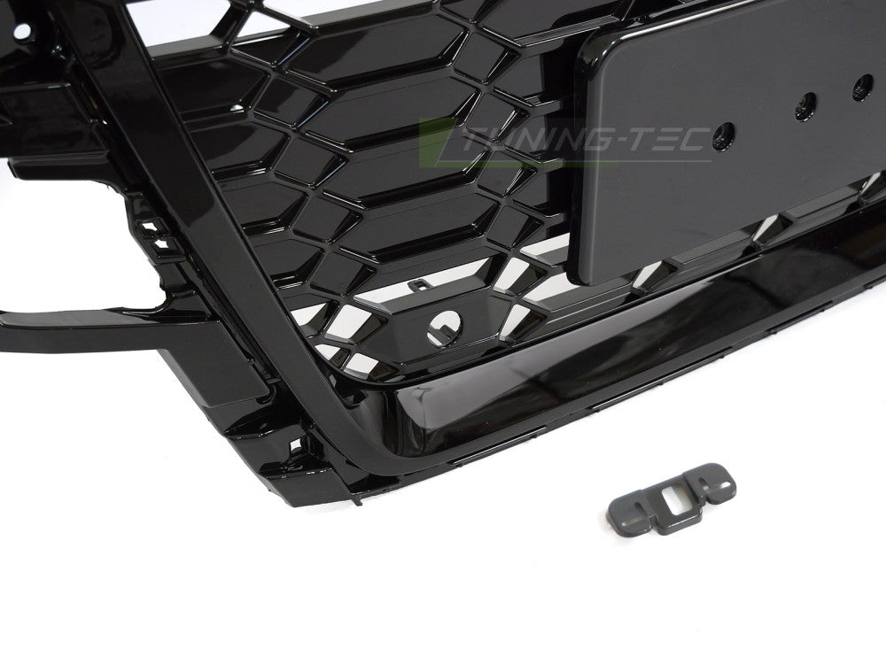 Audi A5 F5 blank svart frontgrill PDC