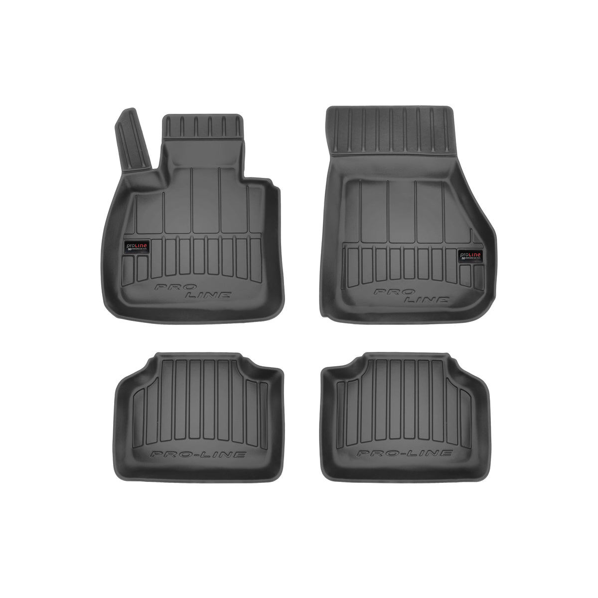 Frogum 3D Premium gulvmatter til BMW 2 Active Tourer (F45) 2014–2022 – svart TPE med 60 mm sidekant