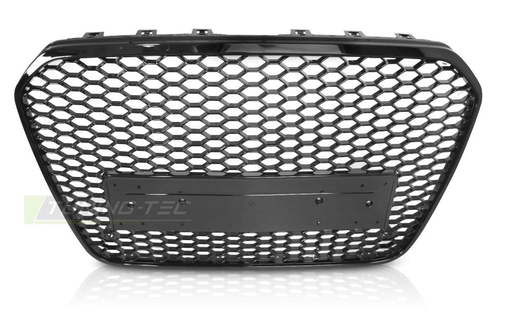 Audi A6 C7 frontgrill, blank svart