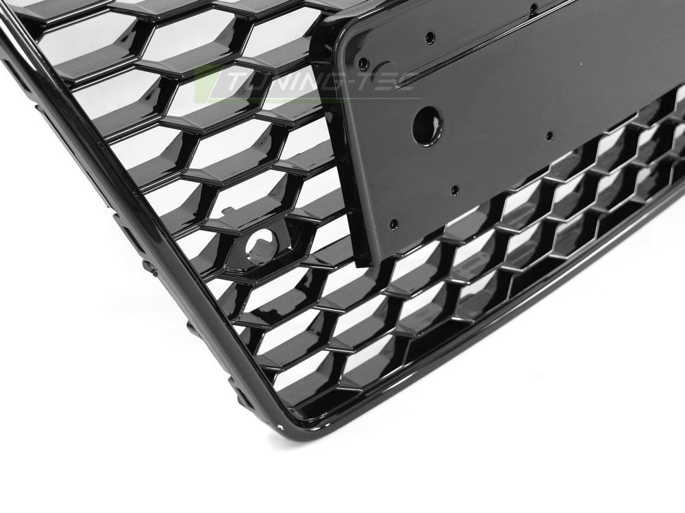Audi A7 C7 blank svart frontgrill PDC