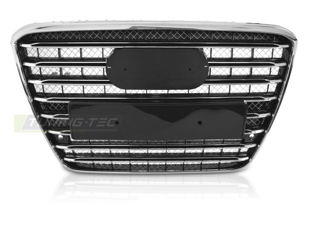 Audi A8 D4 sport svart/krom PDC