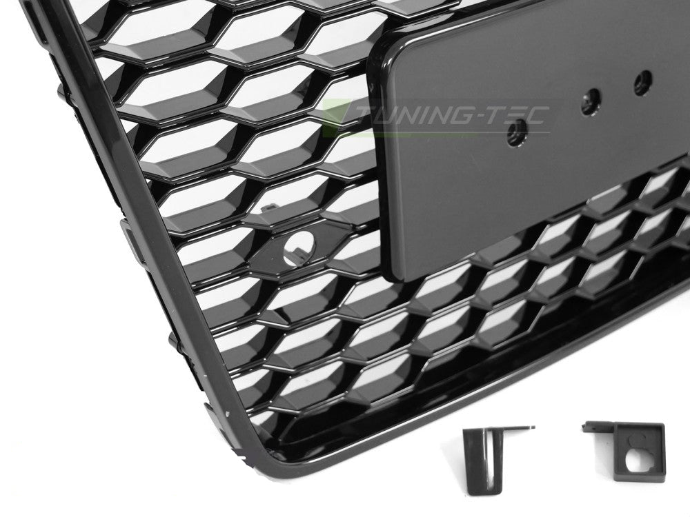 Audi A8 D4 glanssvart frontgrill PDC