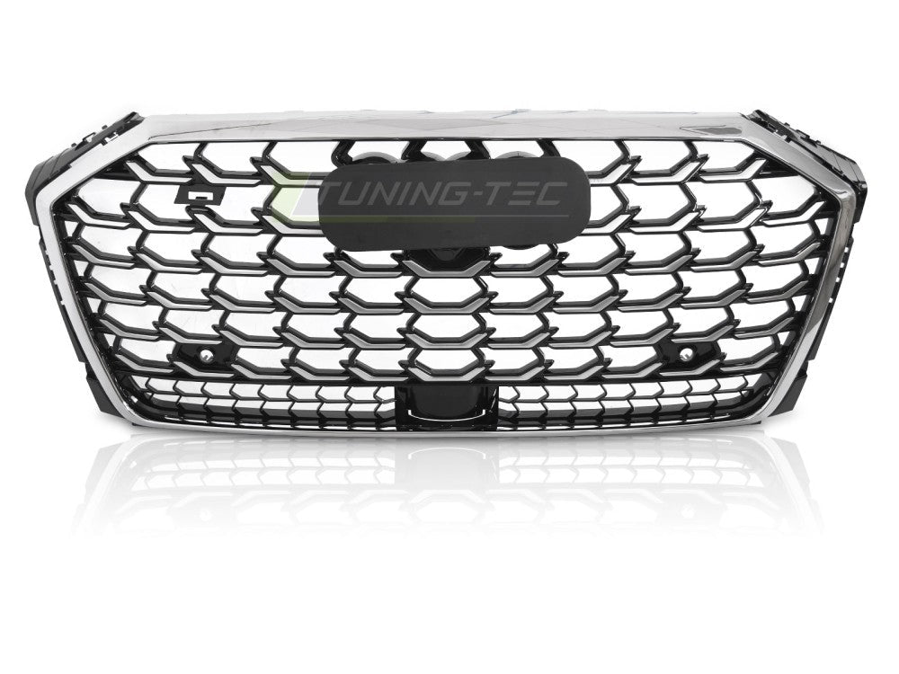 Audi A8 D5 frontgrill S-stil svart krom