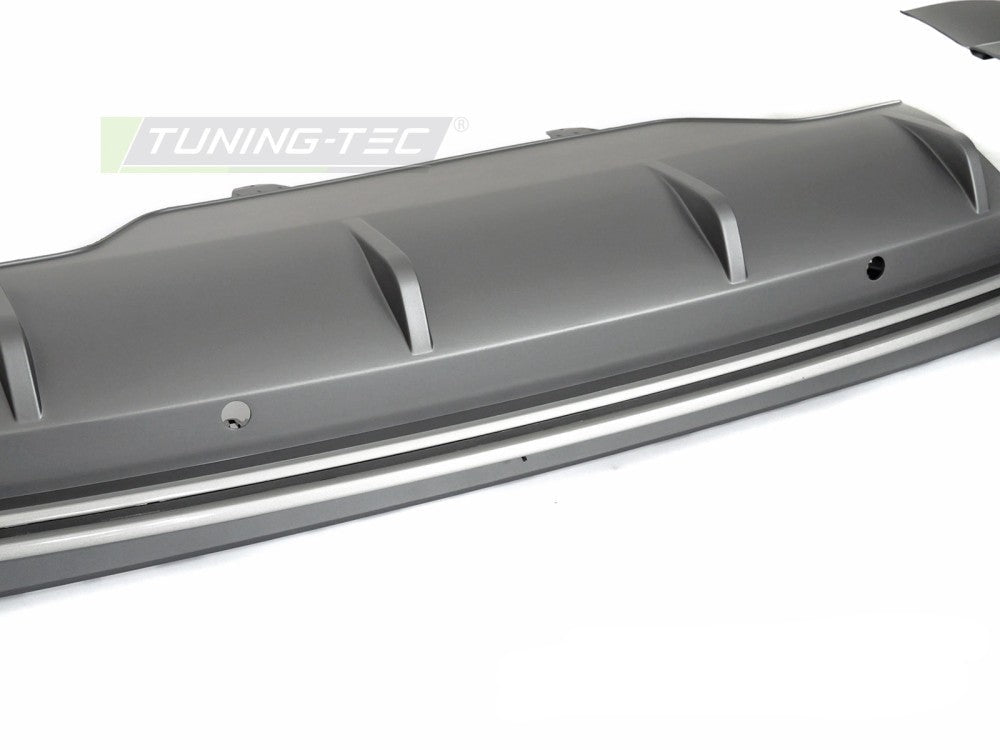 Audi Q5 8R sølv Sport S twin outlet bakdiffusor