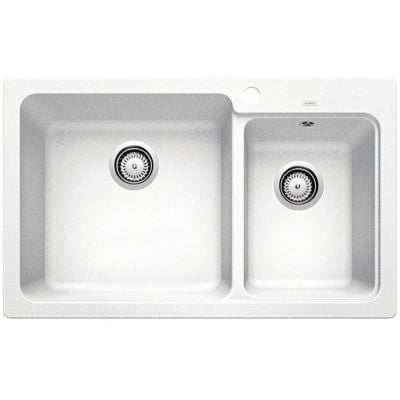 Blanco Naya 8 kjøkkenvask i hvit granittkompositt med 1 1/2 kum, 815x500 mm
