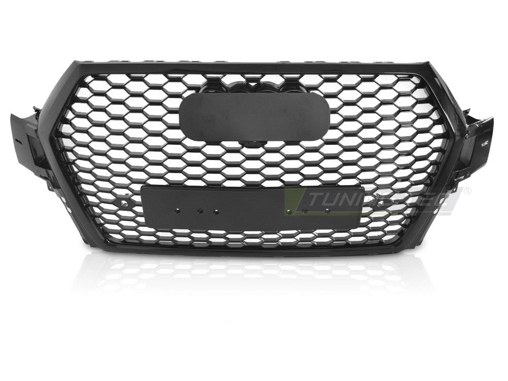 Audi Q7 4M sport-stil grill, blank svart PDC