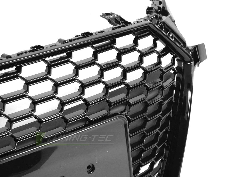 Audi TT 8S frontgrill svart blank PDC