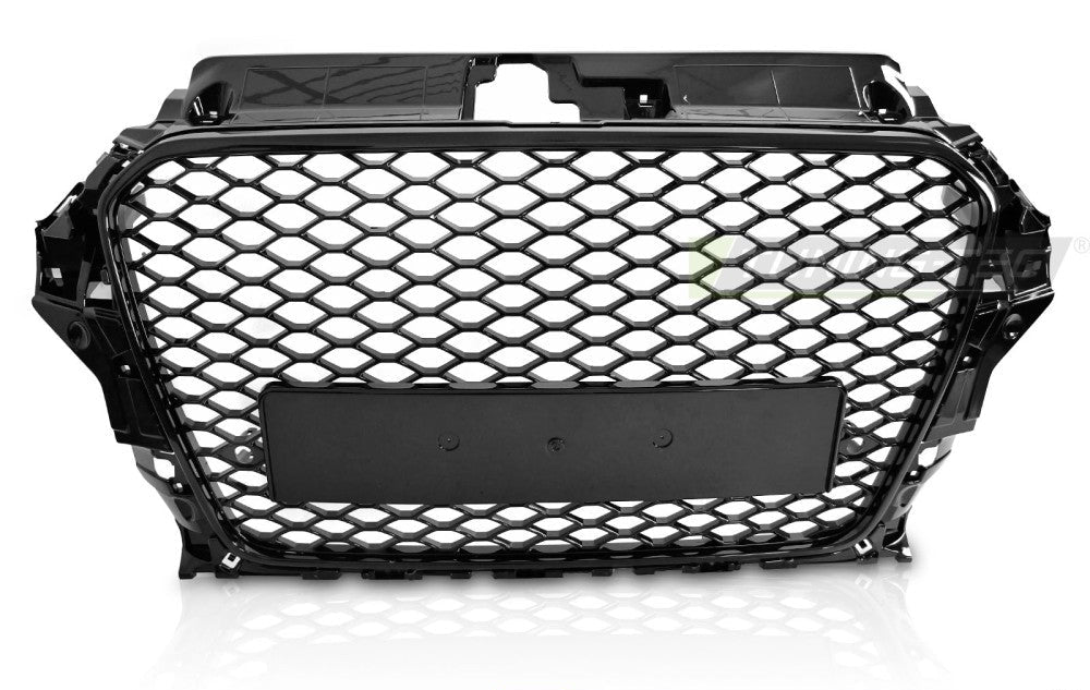 Audi A3 8V frontgrill glans svart PDC