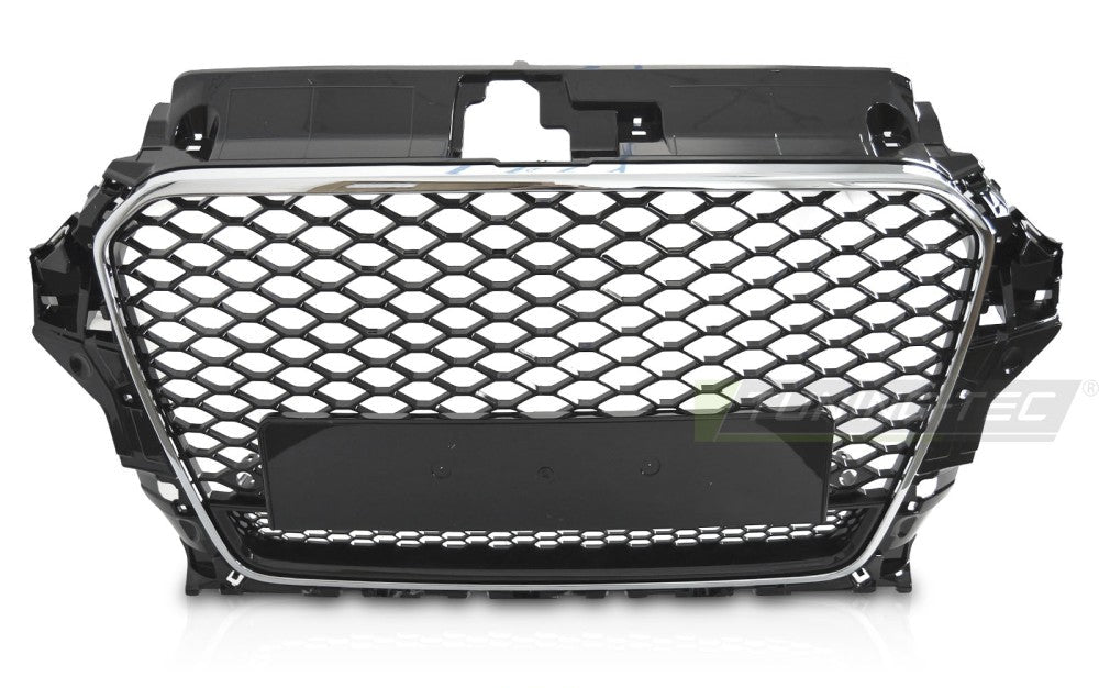 Audi A3 8V frontgrill høyglans svart/krom