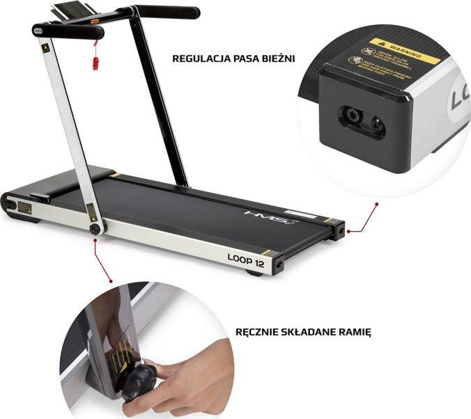 Tredemølle Med Bluetooth, App Og Høyttalere For Hjemmetrening HMS Loop12