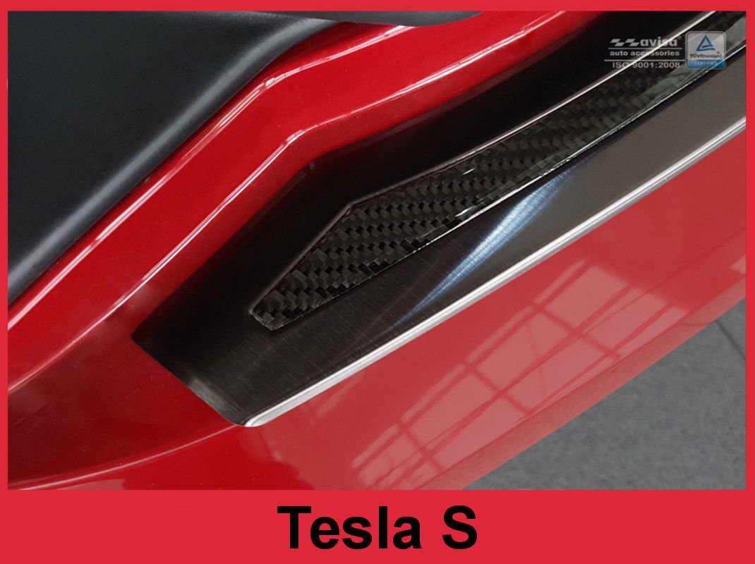 Avisa bakfangerbeskytter til Tesla Model S – slitesterk og presis passform