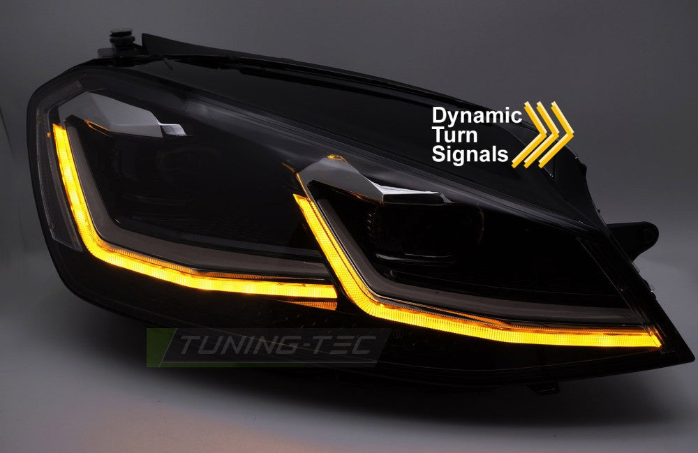 VW Golf 7 Silver Line DRL full LED frontlykter