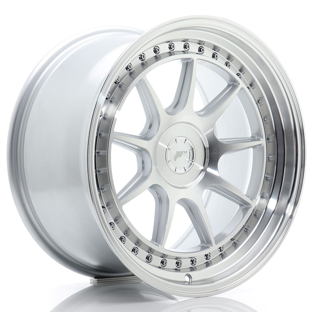 Felg JR Wheels JR47 18x9,5" Silver – sett forfra