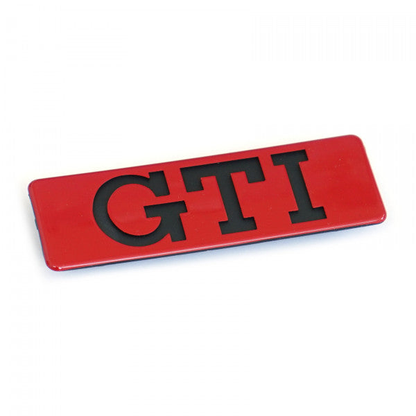 Emblem/logo til Vw Golf 2 GTI / Tornado Red i Satin Black og Tornado Rød, perfekt for karosseri og sidebeskyttelseslist