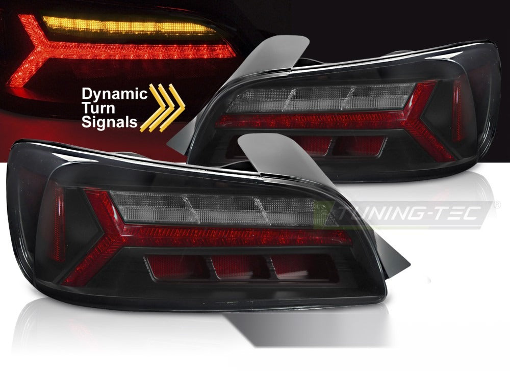 Detaljbilde av baklykter Honda S2000 AP1 00-03 med LED-detaljer.