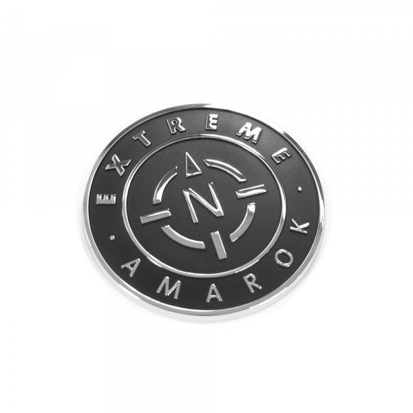 Emblem/logo til Vw Amarok > / Glossy Chrome Satin Black i ABS-materiale for girspak
