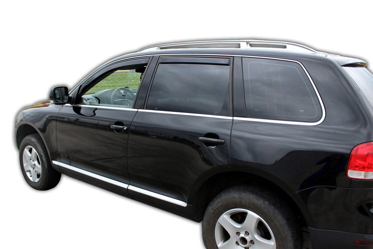 Vindavviser Vw Touareg 7L / sett 4 stk. (2002-2010) – PMMA Plexi - nærbilde
