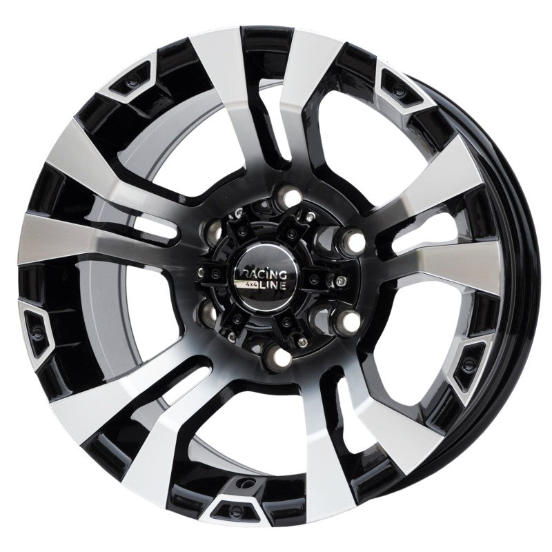 Felger 6x139,7 15x8 ET-10 CB110,1 MB – polert + svart