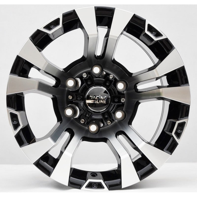 Felger 6x139,7 15x8 ET-10 CB110,1 MB – polert + svart