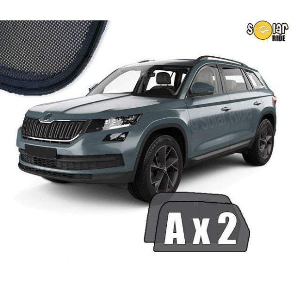 Sr solskjerm i akryl til Skoda Kodiaq I med enkel montering og god ventilasjon