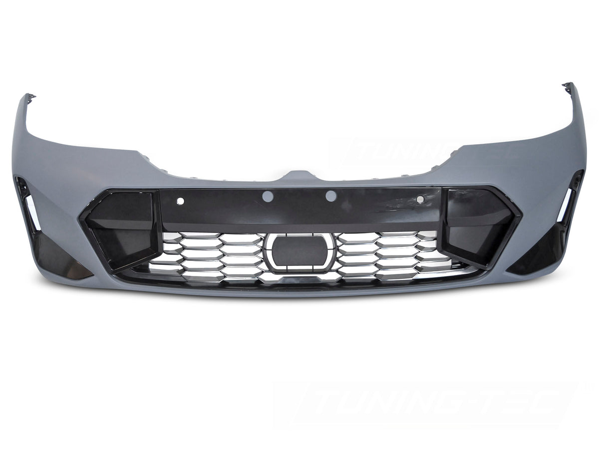 Frontfanger Sport Look PDC ACC til BMW G20/G21 LCI 22-26 sett rett forfra på hvit bakgrunn.