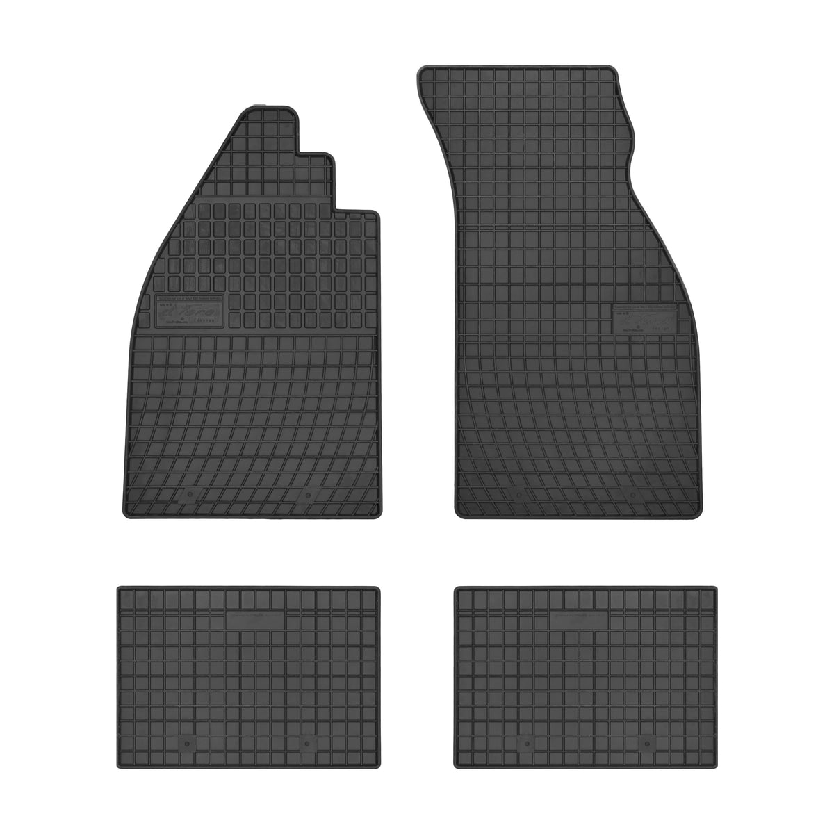 Frogum gummimatter til VW Beetle 1938–2003 – svart/anthracite, 4-delers sett med 1 cm sidekant