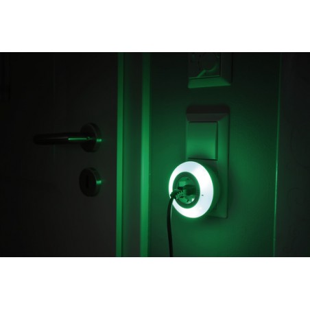 Nattlampe 3 Farget LED NL 09 RCD med skumringsensor