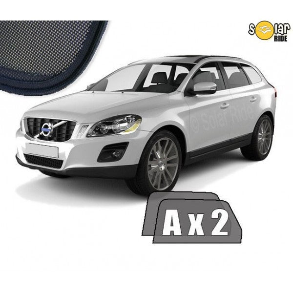 Sr solskjerm i akryl til Volvo XC60 I, vindavviser med enkel montering og regnbeskyttelse