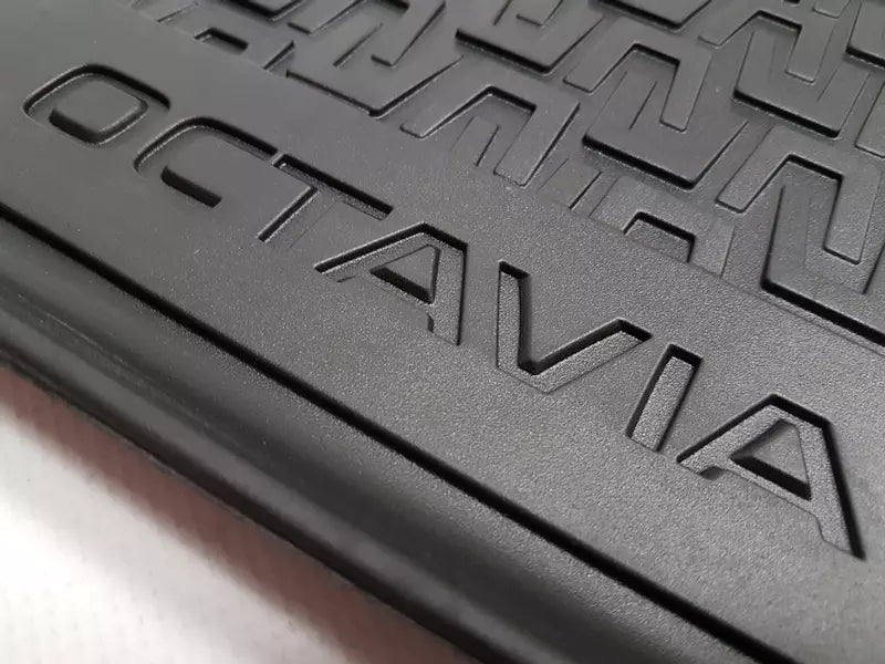 Gulvmatter Skoda Octavia III (2012-2020) – HDTE - High-density Termoplast-elastomer | VAG OEM - nærbilde