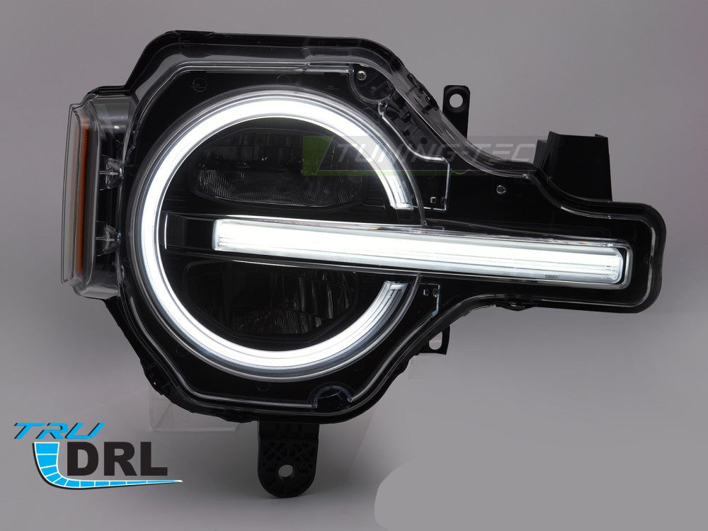 Ford Bronco 2021–2024 svart Full LED DRL frontlykter