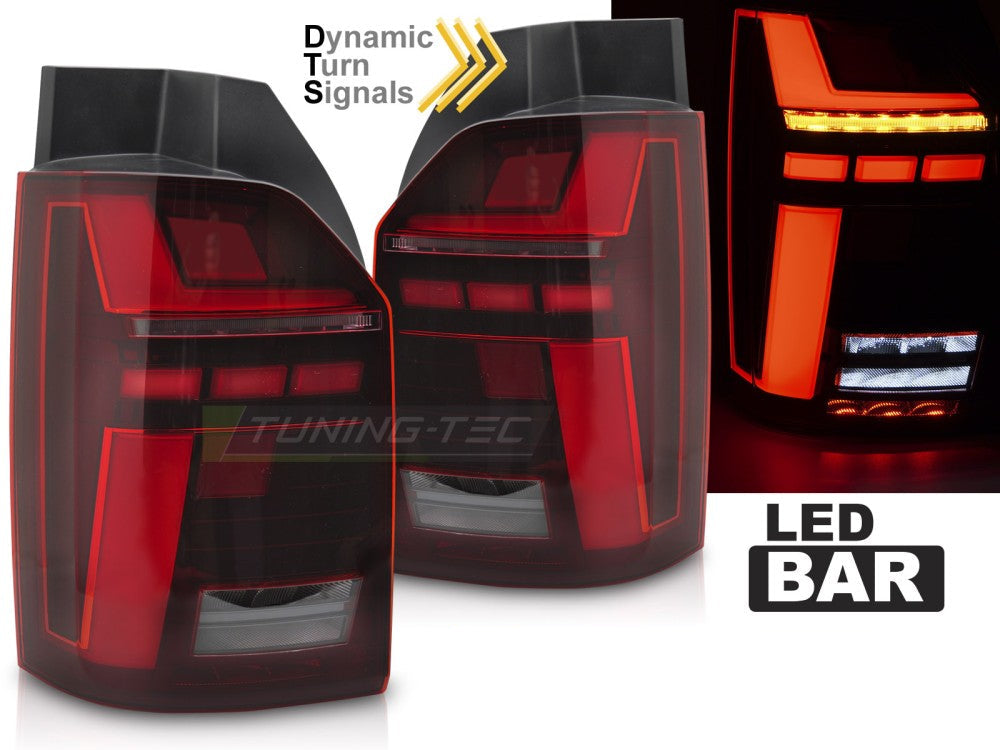 VW T6/T6.1 LED røde baklykter, sekvens