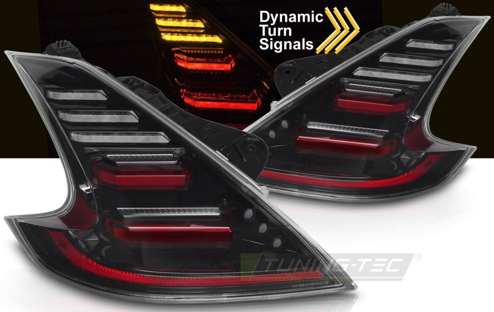 Nissan 370Z LED baklykter svart