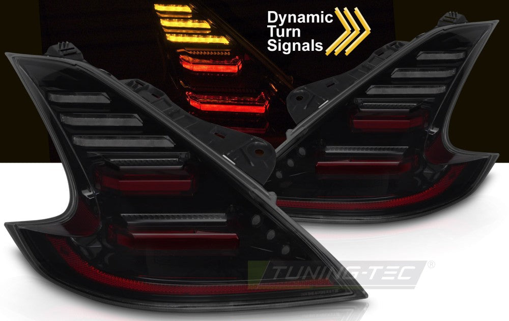 Nissan 370Z Black Smoke LED baklykter