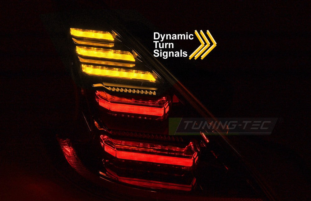 Nissan 370Z Black Smoke LED baklykter