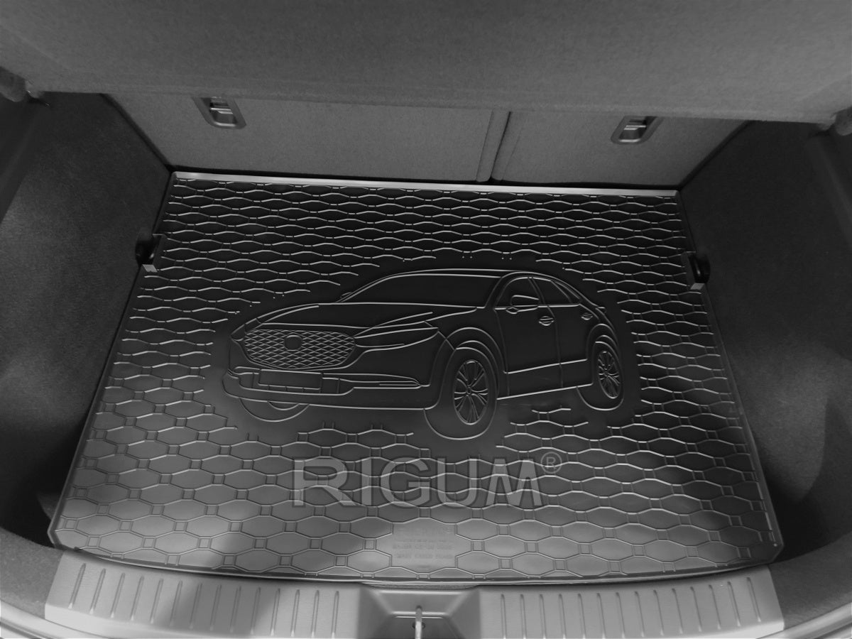 Rigum bagasjeromsmatte til Mazda CX-30 – med 10 mm kant