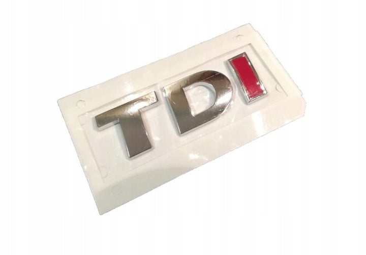 Emblem Vw TDI VW T5 / T6 / Caddy / VI / Tiguan - Red Edition - sett forfra