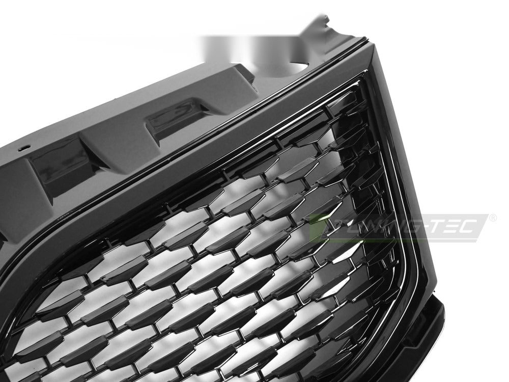 Grill Skoda Octavia III 16-20 sett fra siden — profil synlig.