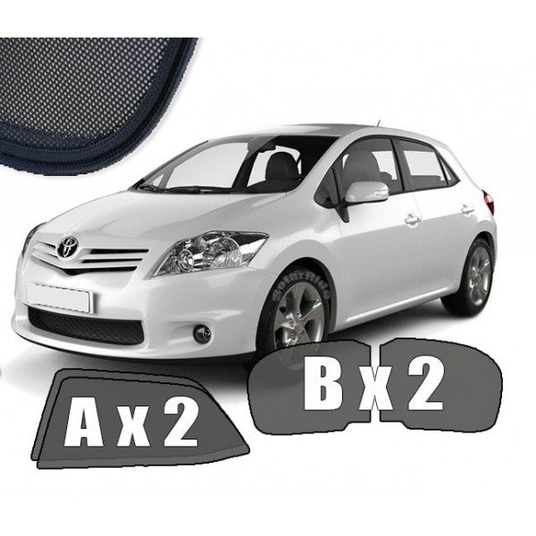 Sr solskjerm i akryl til Toyota Auris I (2006-2013), vindavviser og regnbeskyttelse