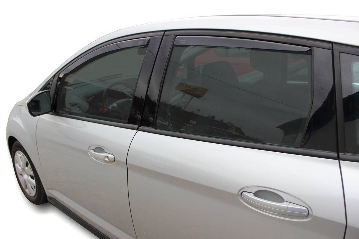 Vindavviser Ford C-MAX 5-dørs 2011→ sett 4 stk. – PMMA Plexi - nærbilde