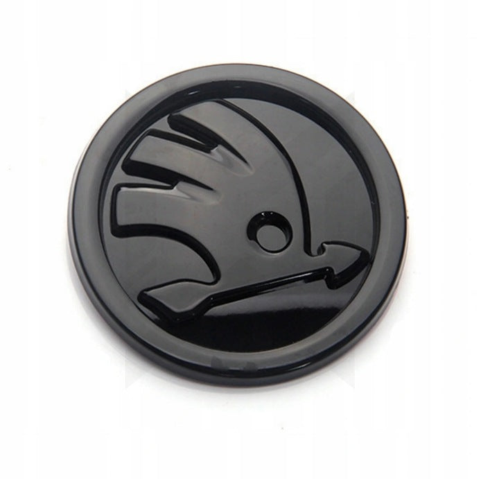 Emblem Skoda Monte Carlo Karoq > Panser Glossy Black - sett bakfra