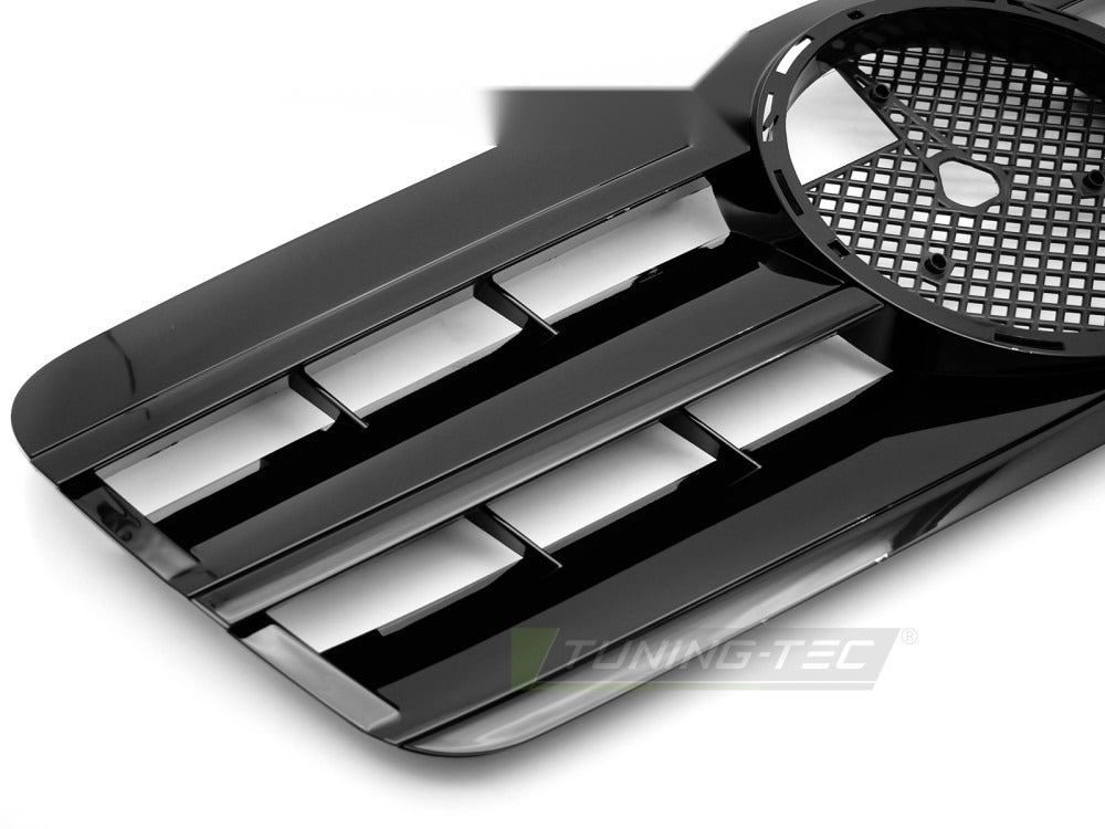 Grill Mercedes CLK W208 96-02 sett fra siden, struktur synlig.