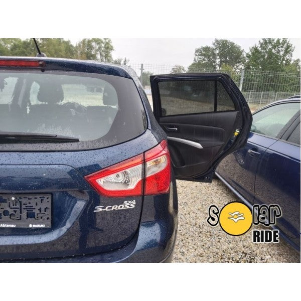 Solskjerm Suzuki SX4 S-Cross (2013-2021) (2 stk) - sett bakfra