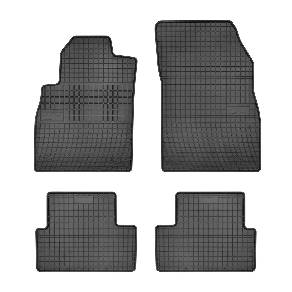 Frogum gummimatter til Chevrolet Orlando (2010-) – svart, sett med 4, sidekant 1 cm