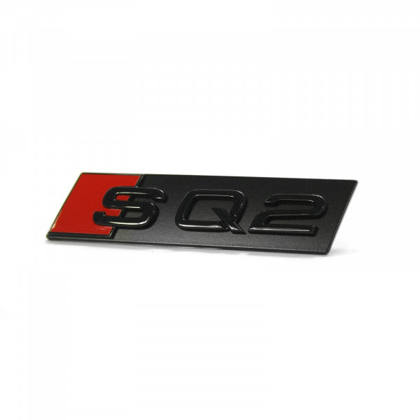 Emblem/logo til Audi SQ2 > Black Glossy i svart blank finish, perfekt passform for front grill