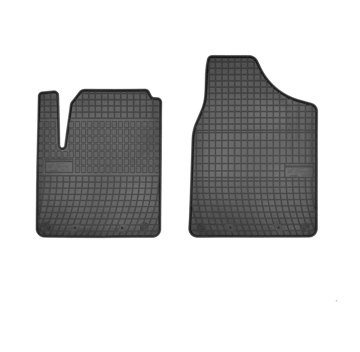 Frogum gummimatter til Ford Galaxy I (1995-2006) – svart, 2-delers sett med 1 cm sidekant