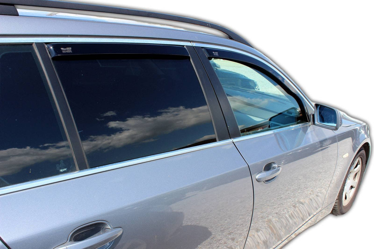 Vindavviser Bmw 5-serie (E61) Touring / sett 4 stk. (2004-2010) – PMMA Plexiglass - detaljer
