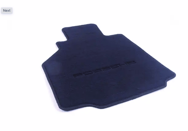 Porsche OEM stoffmatter til Porsche 911 (996) – anthracite svart stoff